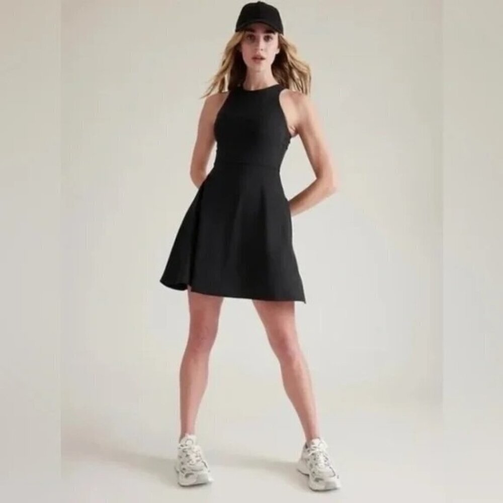 ATHLETA Conscious Dress Size Small Black #534780